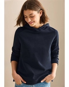 Толстовка с ребристым краем, синий Cecil