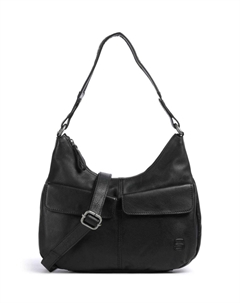 Сумка через плечо Apache Caryn из зернистой коровьей кожи, черный Spikes & sparrow