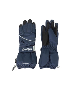 Перчатки Kempston с удобными функциями для зимних видов спорта, синий Zigzag