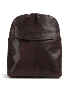 Рюкзак Bronco Jessica из мелкозернистой кожи, коричневый Spikes & sparrow