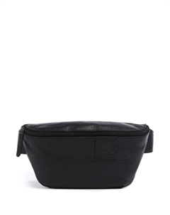 Сумка на пояс Hyde из мелкозернистой кожи, черный Strellson