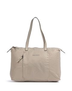 Портфель W92T 15″ из переработанного нейлона Piquadro, бежевый