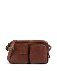 Сумка через плечо Apache Sara из зернистой кожи, коричневый Spikes & sparrow