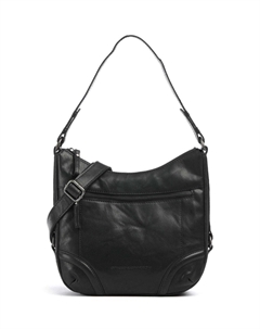 Сумка-Кошелек Bronco Candee из мелкозернистой кожи, черный Spikes & sparrow