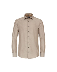 Деловая рубашка простого современного покроя, бежевый Venti