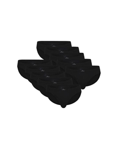 Упаковка из 10 трусов - мини-трусы базовые однотонные, черный Tom tailor