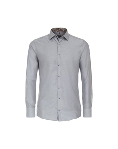 Деловая рубашка простого современного покроя, голубой Venti