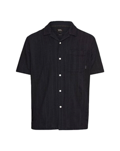 Повседневная рубашка обычного кроя с коротким рукавом и воротником-лацканами, синий Camel active