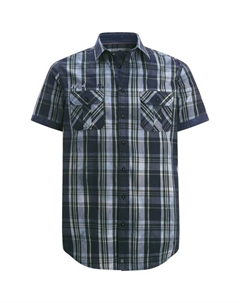 Рубашка с короткими рукавами Ландотан, синий Jan vanderstorm