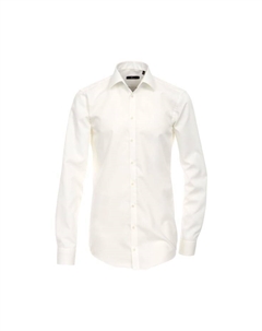 Рубашка делового покроя с удлиненными рукавами длина 72 см однотонная современный крой, цвет champagner Venti