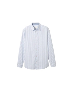 Рубашка с длинными рукавами, синий Tom tailor