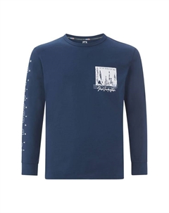 Рубашка с длинными рукавами winholm, синий Jan vanderstorm