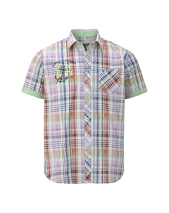 Рубашка с короткими рукавами олиан, мультиколор Jan vanderstorm