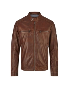 Кожаная куртка буамадео, цвет cognac Bugatti