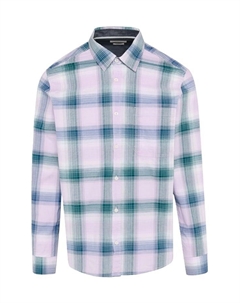 Повседневная рубашка стандартного кроя с длинным рукавом и воротником-стойкой, мультиколор S.oliver