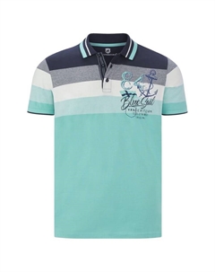 Рубашка поло snorse, бирюзовый Jan vanderstorm