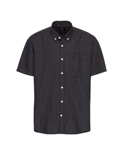 Повседневная рубашка с длинным рукавом и воротником на пуговицах, синий Camel active