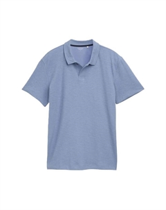 Рубашка поло стандартный крой, голубой Tom tailor