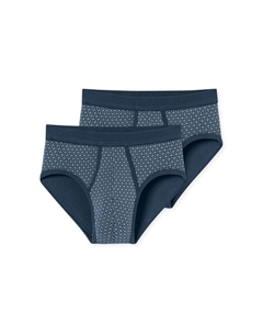 Спортивные трусы комплект из 2 оригинальных классических моделей, индиго Schiesser