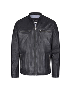 Кожаная куртка буальберто, черный Bugatti