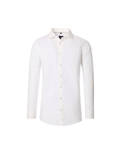 Деловая рубашка простого современного покроя, белый Venti
