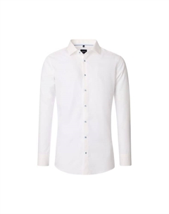 Деловая рубашка простого современного покроя, белый Venti