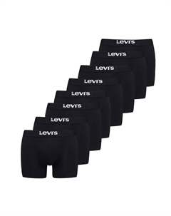 Боксеры упаковка из 8 штук - трусы-боксеры с логотипом хлопок стрейч, черный Levi's®