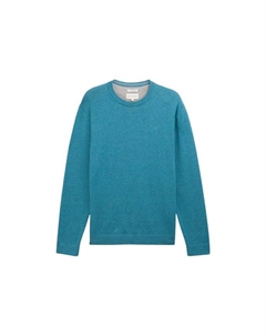 Свитер вязаный свитер r-neck, голубой Tom tailor