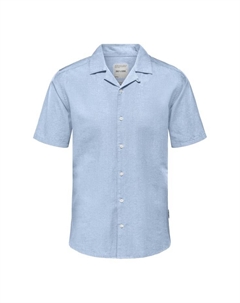 Рубашка Кантли рубашка с короткими рукавами, синий Only & sons