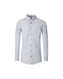 Рубашка с деловым принтом современный крой, зеленый Venti