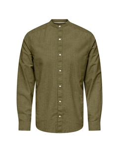 Рубашка кантли рубашка с длинными рукавами, зеленый Only & sons