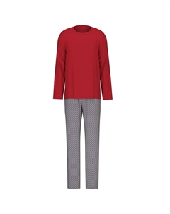 Длинная пижама расслабляет обтекаемость, цвет amaranth Calida