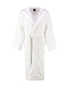 Классический халат из хлопка впитывающий влагу, белый Joop