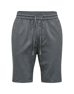 Шорты в прямом эфире Бермуды шорты, серый Only & sons