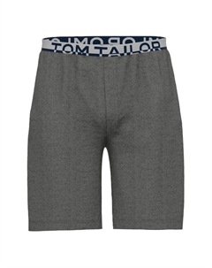 Пижамные штаны M&M с логотипом на поясе, серый Tom tailor