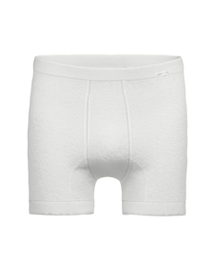 Брюки короткие хлопковые с эластичным поясом, белый Ammann