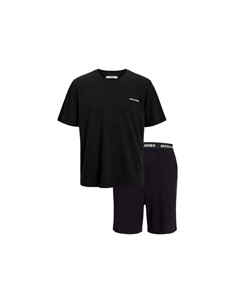 Пижама - короткая майка и шорты jaceverest комплект пижамы с круглым вырезом, черный Jack & jones