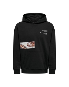 Толстовка с капюшоном apoh life, черный Only & sons