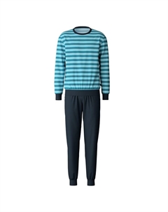 Пижама с манжетами расслабьтесь и наслаждайтесь, синий Calida