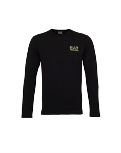 Рубашка с длинными рукавами и логотипом, черный Ea7