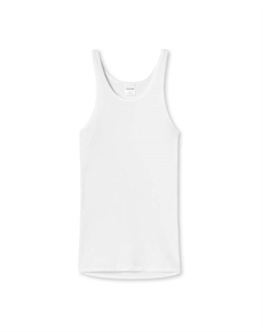 Майка с двойным рубчиком оригинальная классика, белый Schiesser