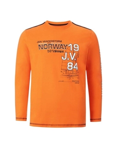 Рубашка с длинными рукавами bertuli, оранжевый Jan vanderstorm