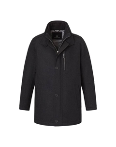 Стильная парка прямого кроя из смеси шерсти, цвет anthra Redpoint