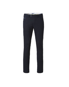 Брюки фантазийная структура хлопок чинос, синий Meyer