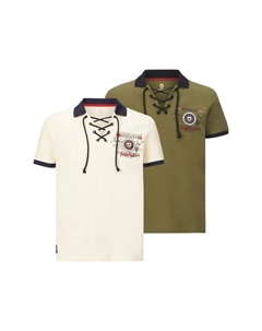 Двойная упаковка рубашки поло eljar, белый Jan vanderstorm