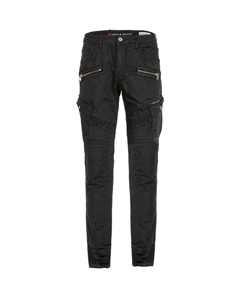 Брюки-Карго в модном байкерском стиле, черный Cipo&baxx