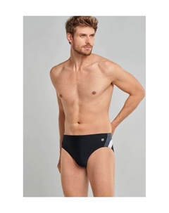 Плавки для активного плавания в морском стиле с удобными внутренними трусиками и шнурком, черный Schiesser