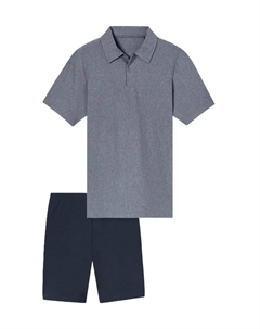 Отборный жаккардовый воротник-стойка для рубашки премиум-класса, синий Schiesser