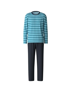 Длинная пижама расслабьтесь и наслаждайтесь, синий Calida