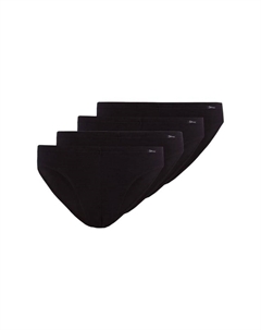 Трусы 4 шт. в упаковке - комплект нижнего белья brasil трусы хлопок стрейч, черный Skiny